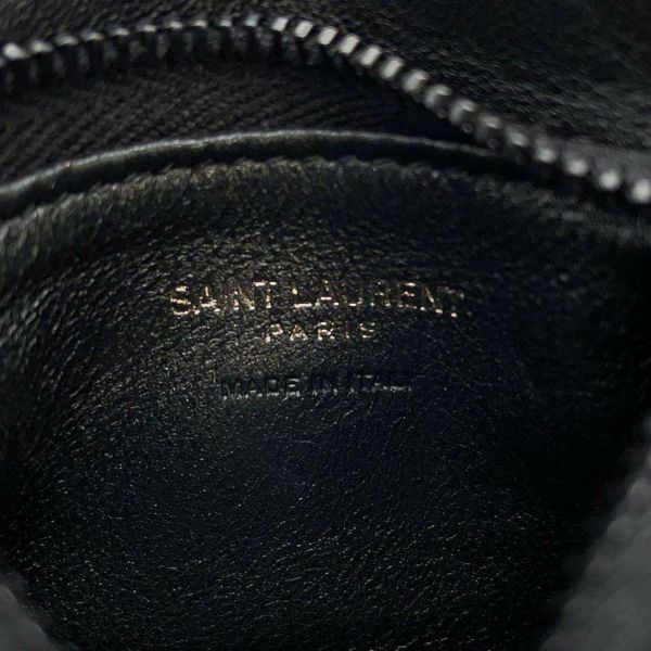 サンローランパリ コインケース ロゴ パテント 777889 SAINT LAURENT PARIS 財布 黒