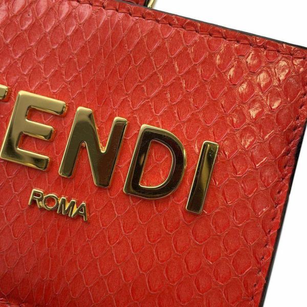 フェンディ カードケース ロゴ パイソン 8M0478 FENDI カードホルダー