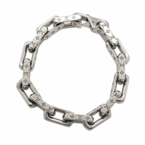 ルイヴィトン ブレスレット モノグラム チェーン メタル サイズL M00309 LOUIS VUITTON アクセサリー メンズ