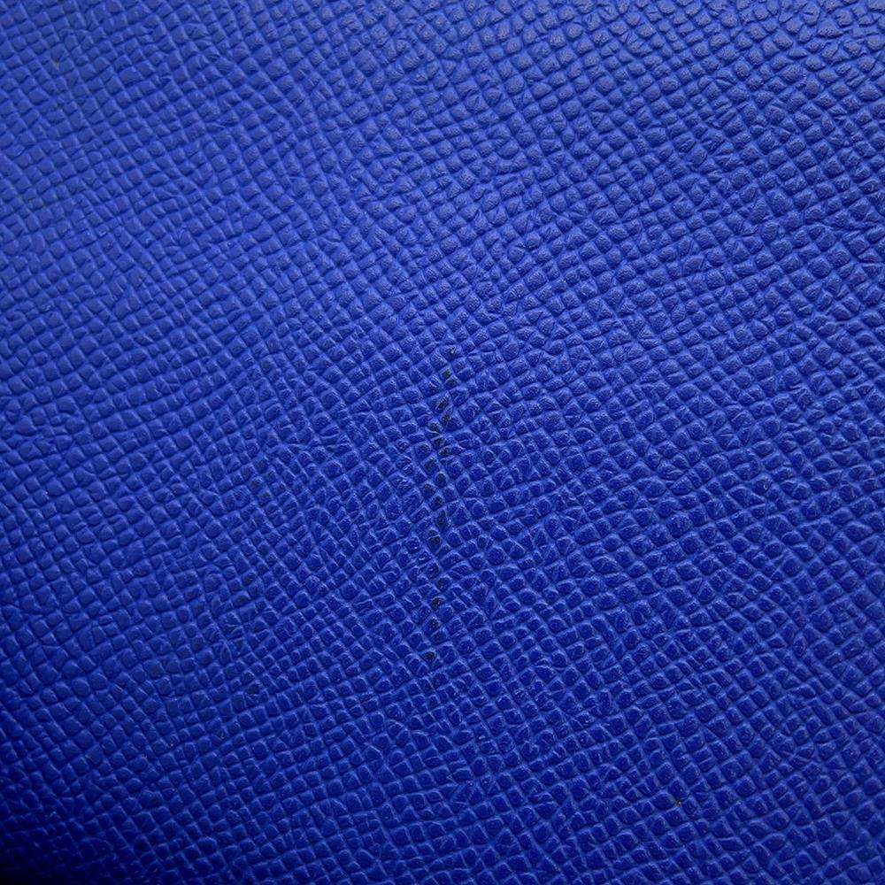 エルメス 長財布 リミックス コンバイン ブルーエレクトリック/ブルーインディゴ/シルバー金具 エプソン D刻印