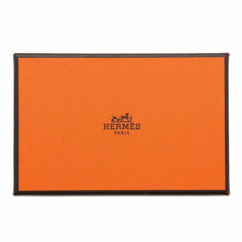 エルメス 4連キーケース ベアン フラミンゴ/シルバー金具 エプソン □R刻印 HERMES キーケース