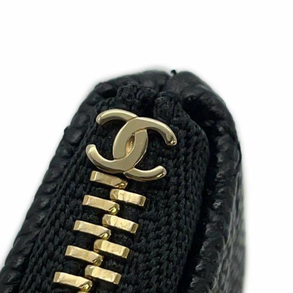 シャネル ポーチ マトラッセ ココマーク キャビアスキン AP3525 CHANEL 小物入れ 黒