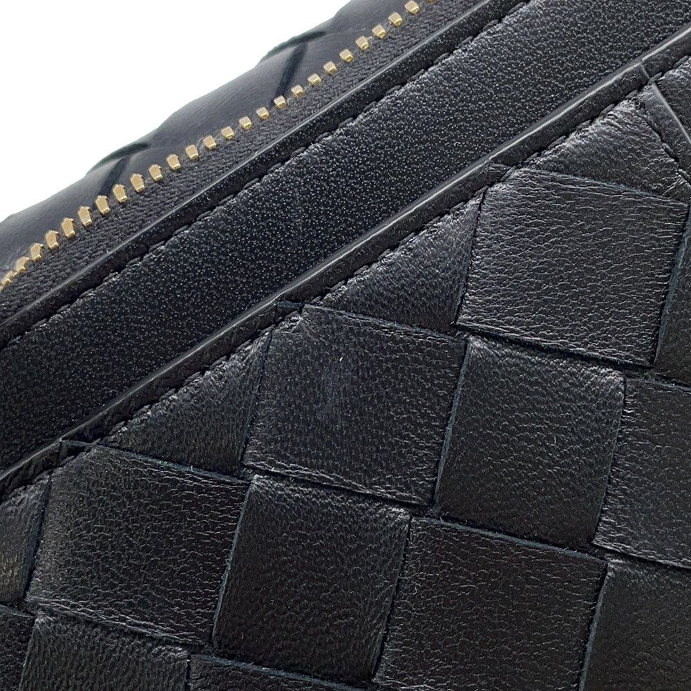 ボッテガヴェネタ コインケース アンディアーモ ファスナー レザー 776031 BOTTEGA VENETA 財布 黒