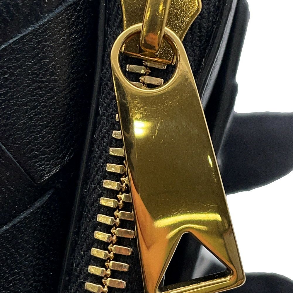 ボッテガヴェネタ コインケース アンディアーモ ファスナー レザー 776031 BOTTEGA VENETA 財布 黒
