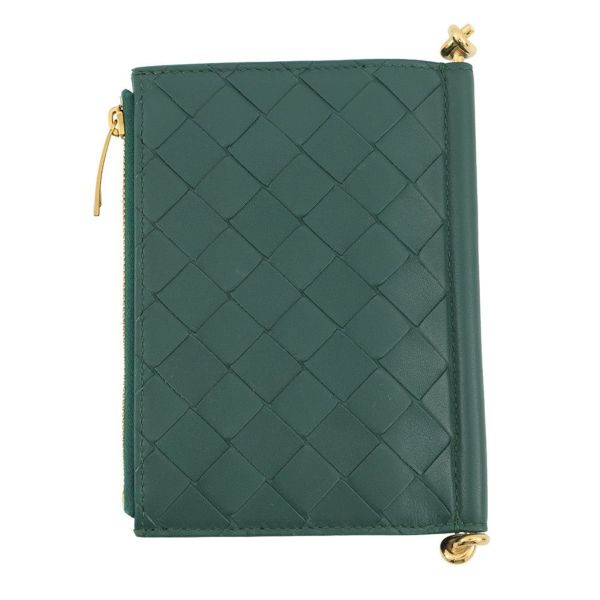 ボッテガヴェネタ 二つ折り財布 ソルスティス ミディアム レザー 806078 BOTTEGA VENETA 財布