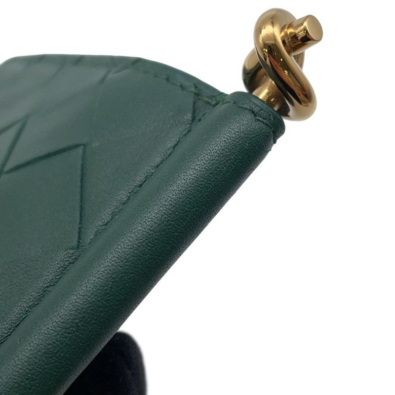 ボッテガヴェネタ 二つ折り財布 ソルスティス ミディアム レザー 806078 BOTTEGA VENETA 財布