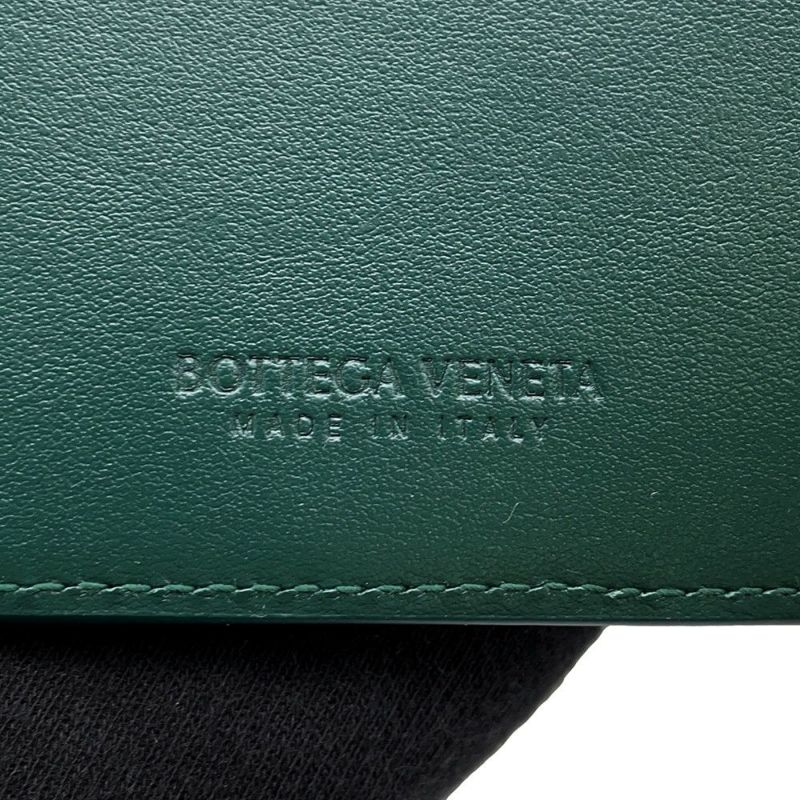ボッテガヴェネタ 二つ折り財布 ソルスティス ミディアム レザー 806078 BOTTEGA VENETA 財布