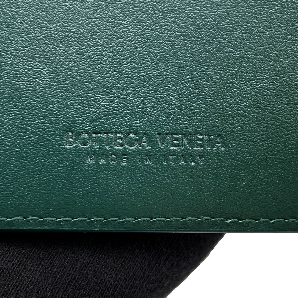 ボッテガヴェネタ 二つ折り財布 ソルスティス ミディアム レザー 806078 BOTTEGA VENETA 財布