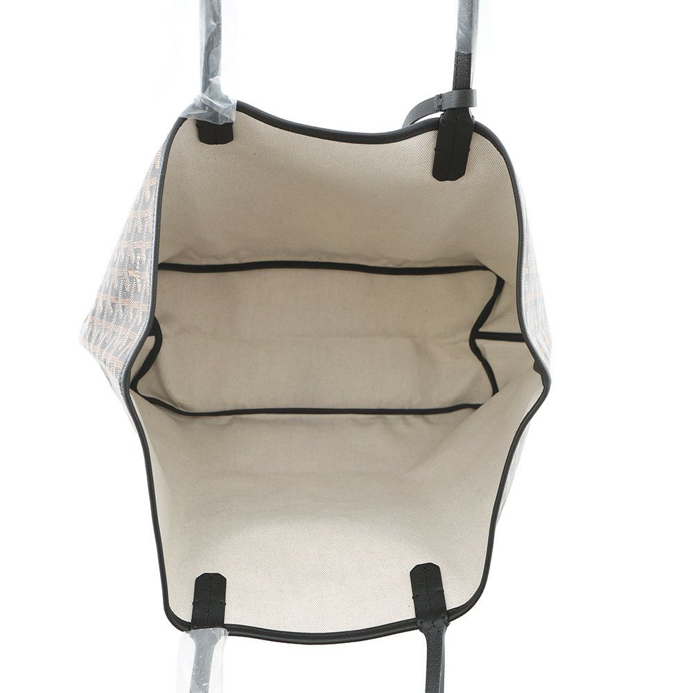 ゴヤール トートバッグ サンルイ マーカージュ スヌーピー PM PVC レザー GOYARD 黒