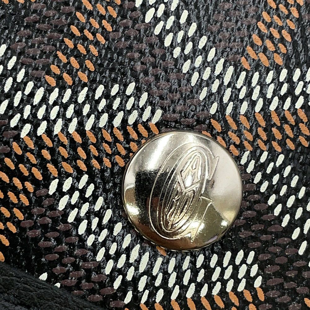 ゴヤール トートバッグ サンルイ マーカージュ スヌーピー PM PVC レザー GOYARD 黒