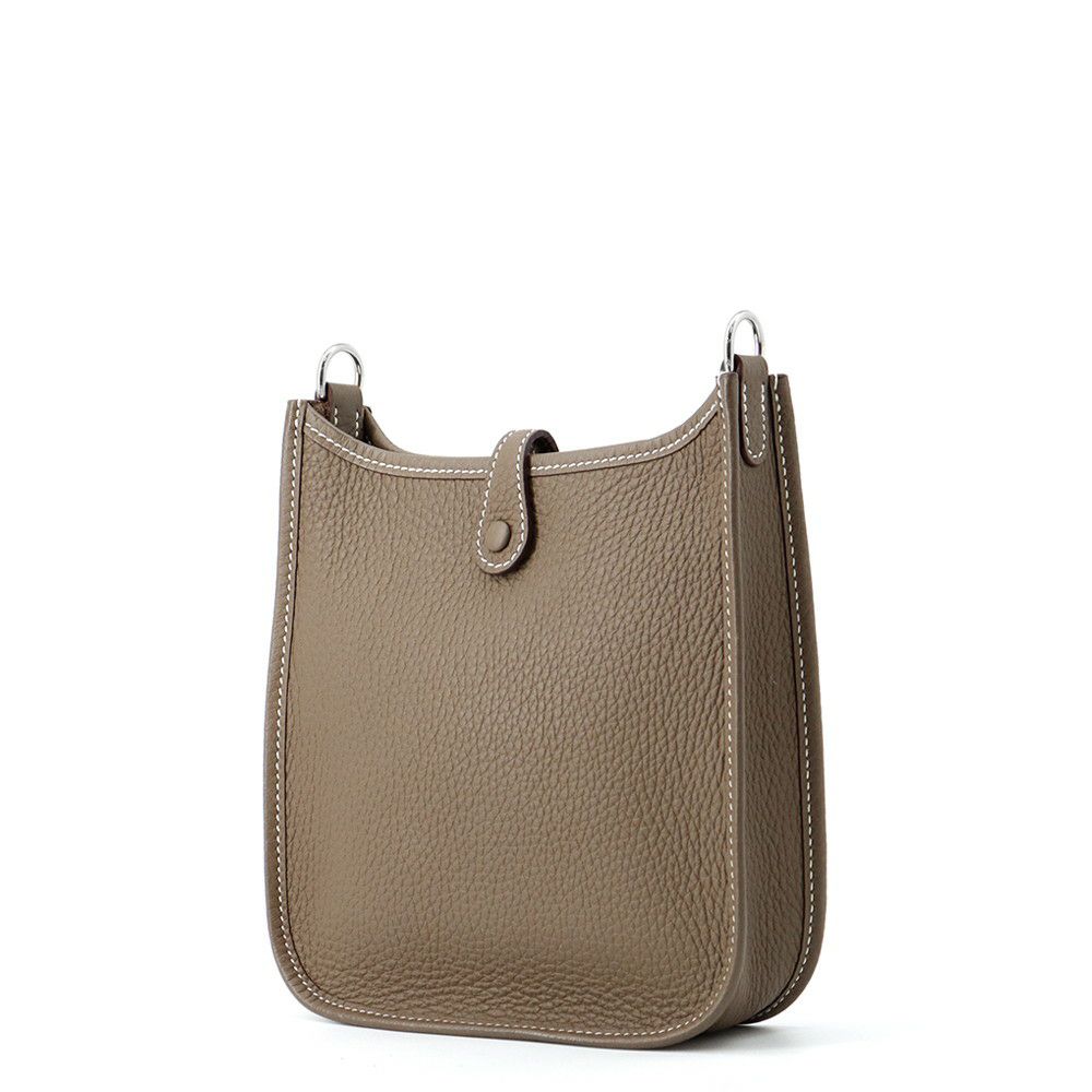 エルメス エブリンTPM 111cm アマゾン エトゥープ/ブルーインディゴ/シルバー金具 トリヨンクレマンス W刻印