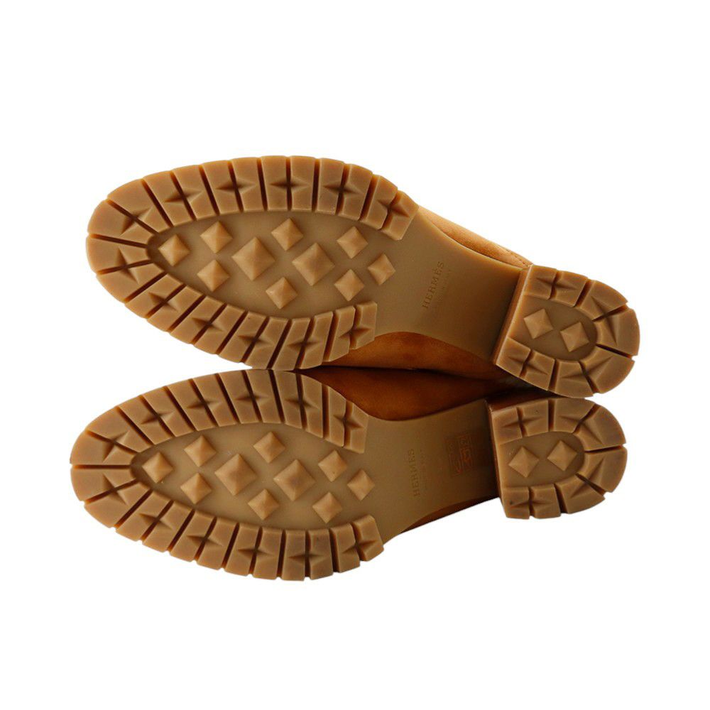 エルメス ミュール フロール 60 シェーブルベロア/シープスキン レディースサイズ37 HERMES サンダル