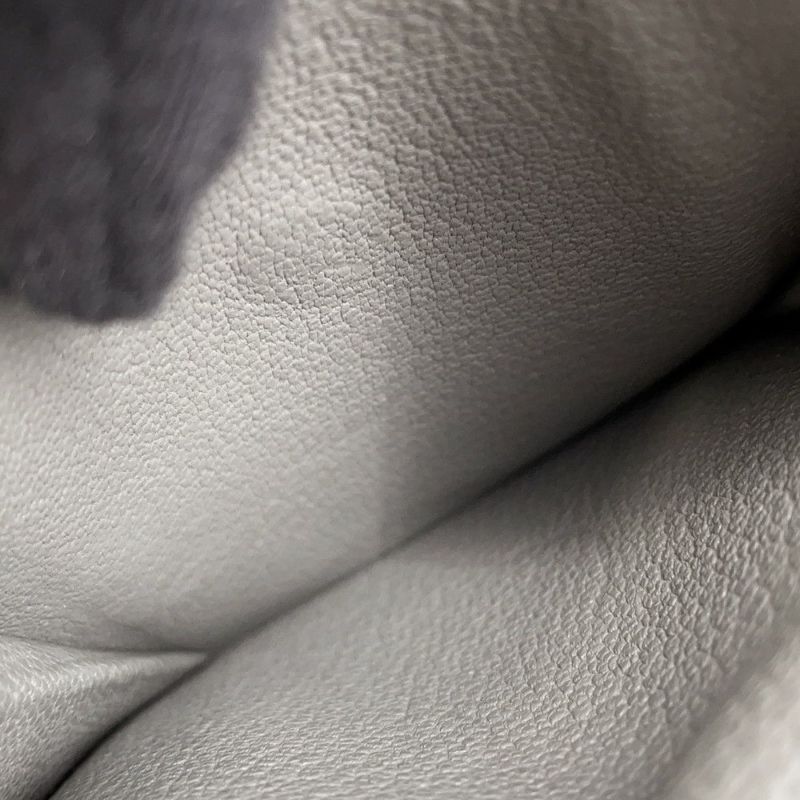 エルメス 二つ折り財布 ジップアンゴー2 シェーヌダンクル グリメイヤー/ゴールド金具 エバーカラー W刻印 財布