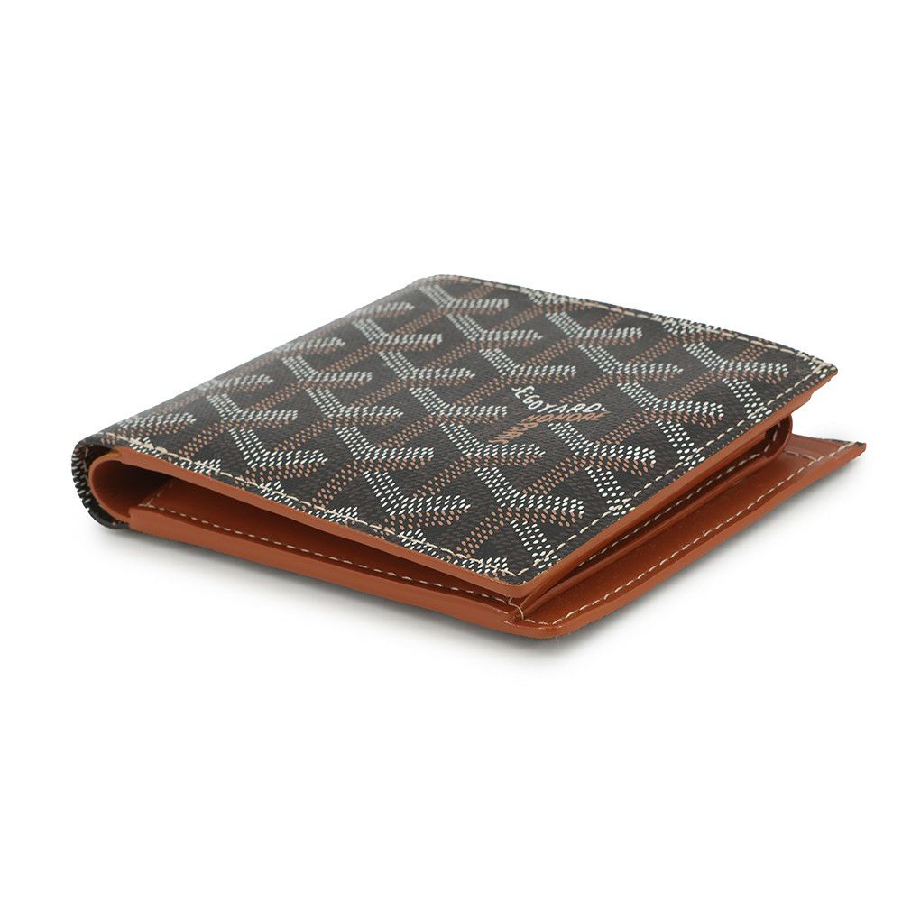 ゴヤール 二つ折り財布 ヘリボーン サンフロランタン PVC レザー APM110 GOYARD 財布 メンズ