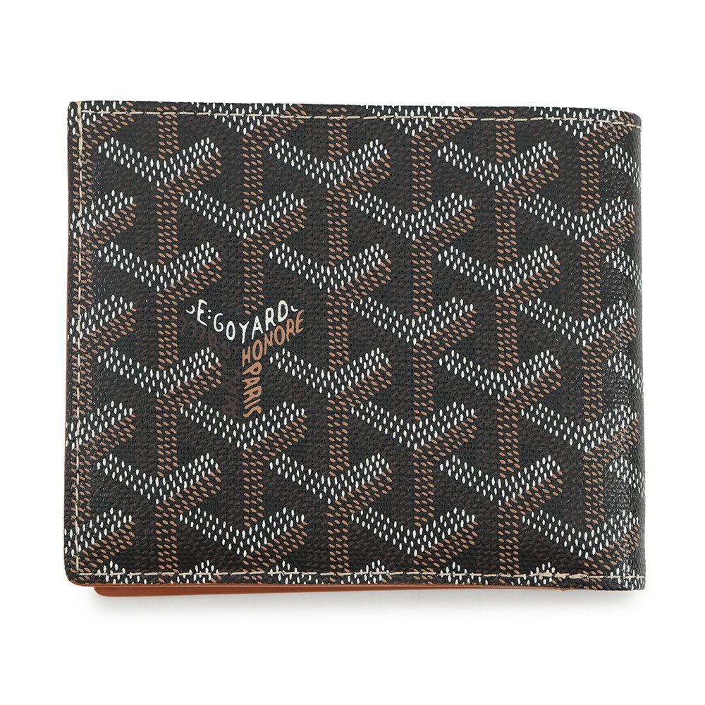 ゴヤール 二つ折り財布 ヘリボーン サンフロランタン PVC レザー APM110 GOYARD 財布 メンズ