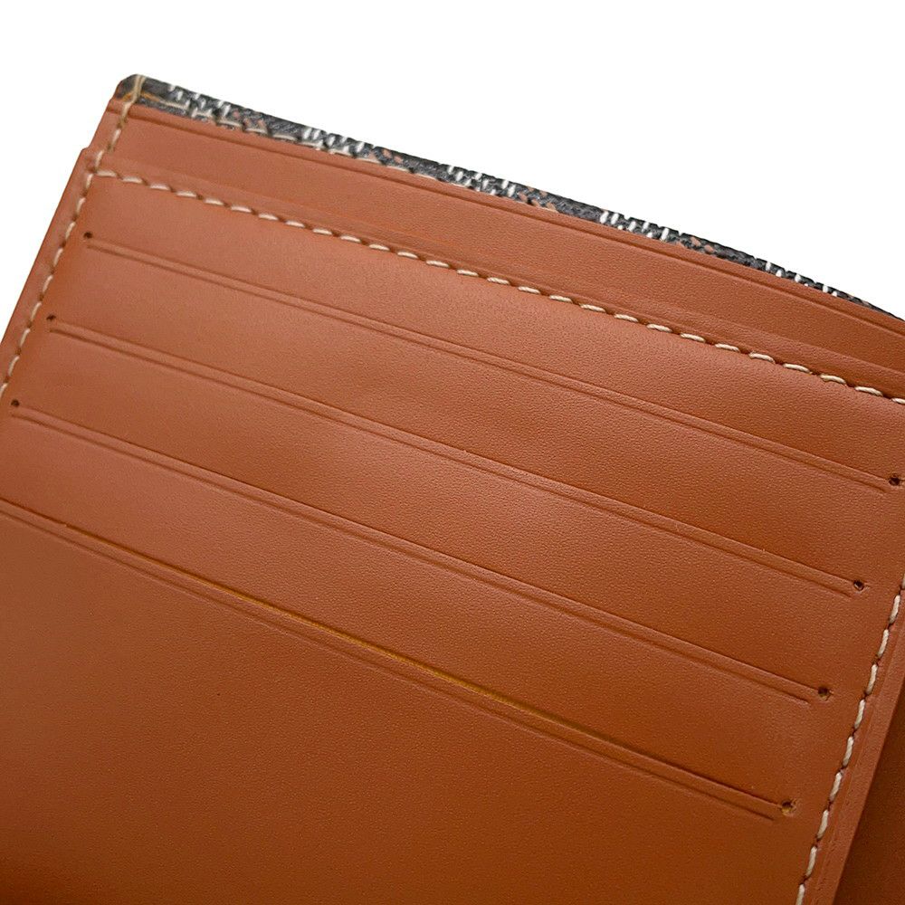 ゴヤール 二つ折り財布 ヘリボーン サンフロランタン PVC レザー APM110 GOYARD 財布 メンズ