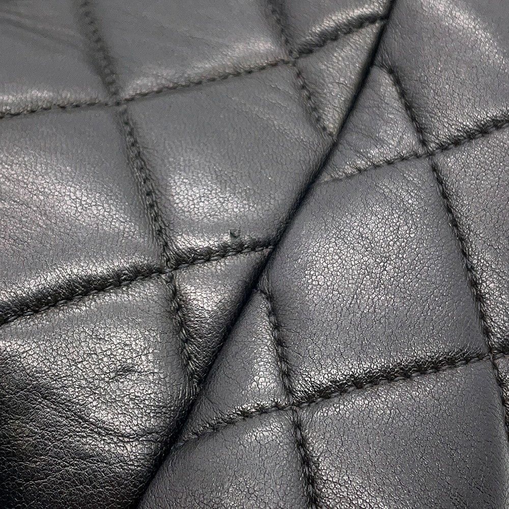 シャネル リュック ココマーク マトラッセ チェーンショルダー ラムスキン A10177 CHANEL バッグ バックパック 黒