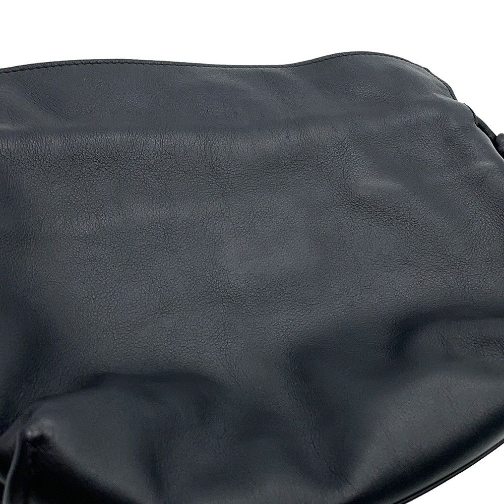 ロエベ ショルダーバッグ フラメンコ クラッチバッグ ミニ アナグラム レザー A411FC2X37 LOEWE 2way 黒