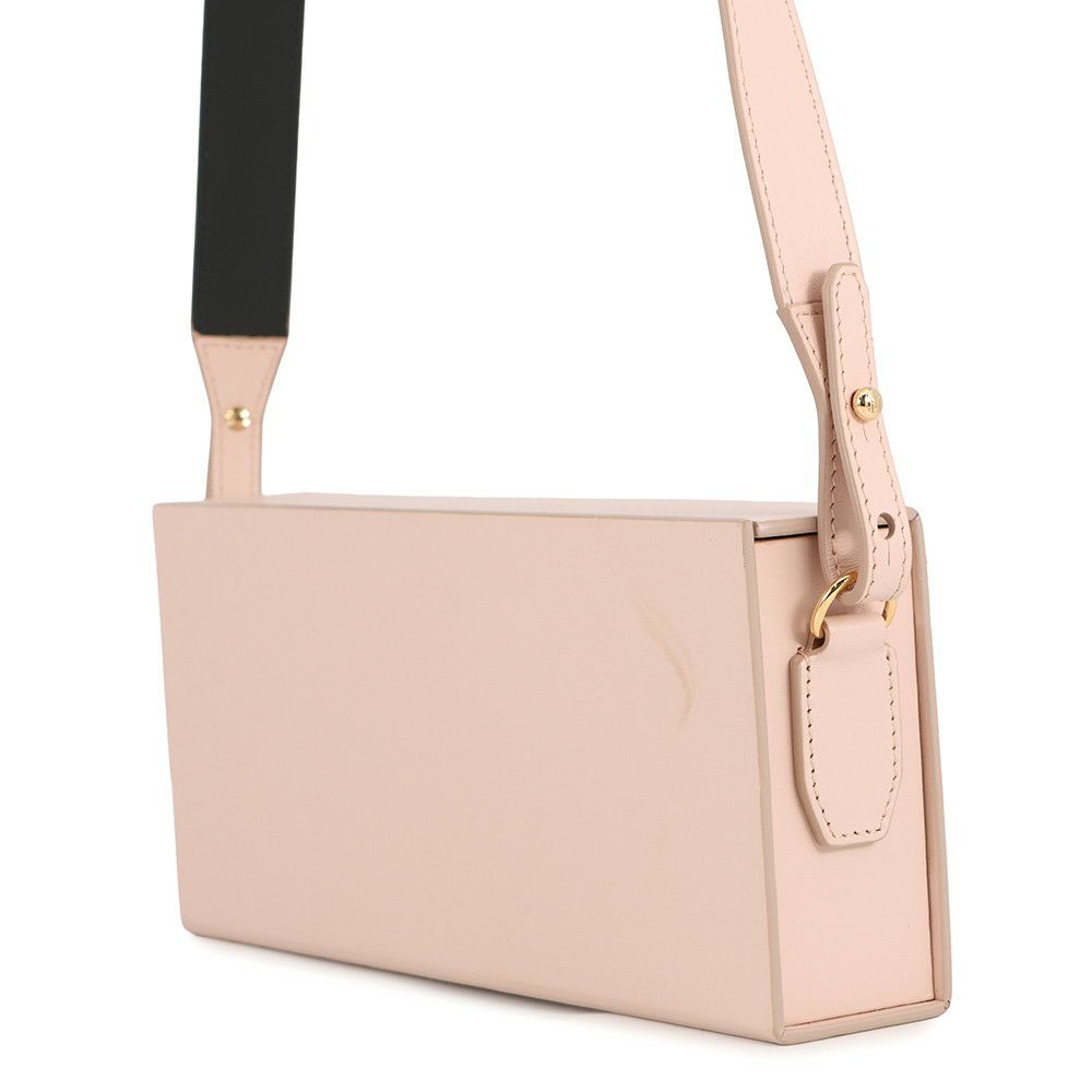 フェンディ ショルダーバッグ ボックス オリゾンタル ロゴ レザー 8BT340 FEND 2wayショルダーバッグ