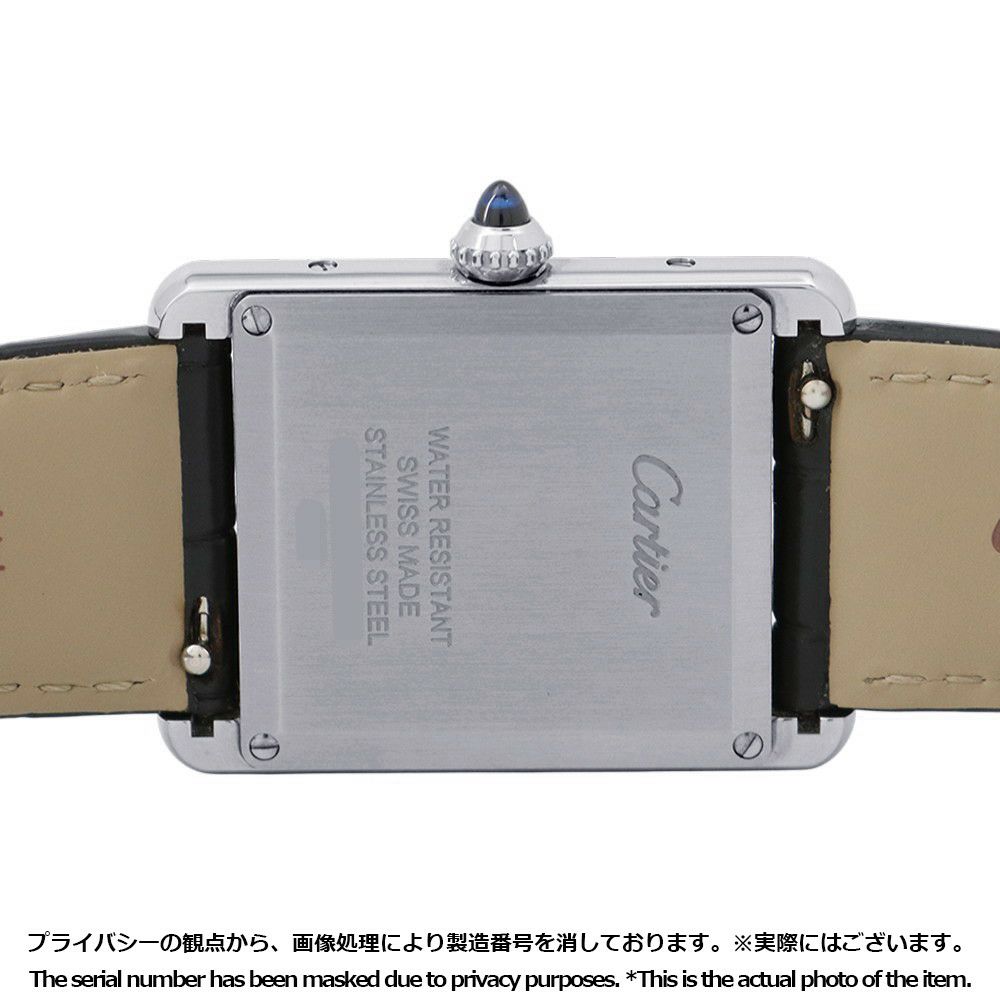 カルティエ タンク マスト ドゥ カルティエ ウォッチ LM WSTA0072 Cartier 腕時計 黒文字盤
