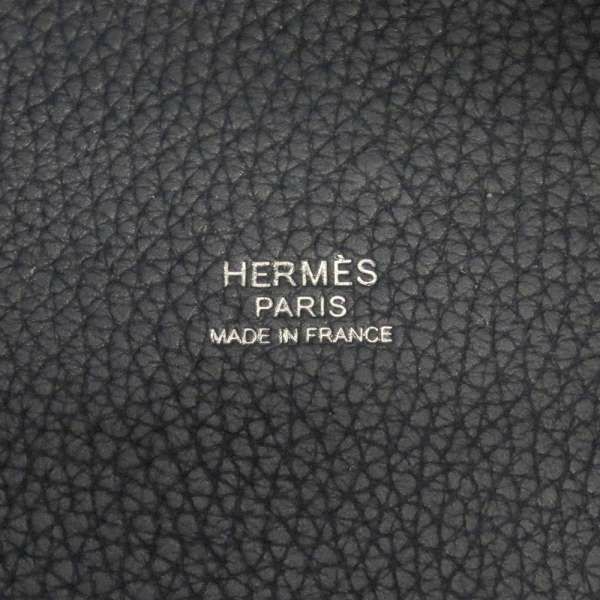 エルメス ハンドバッグ ピコタンロックPM ブルーサフィール/シルバー金具 トリヨンクレマンス □R刻印 HERMES トートバッグ