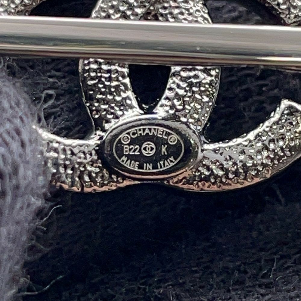 シャネル ヘアピン ココマークフラワー ラインストーン フェイクパール B22 K CHANEL ヘアクリップ