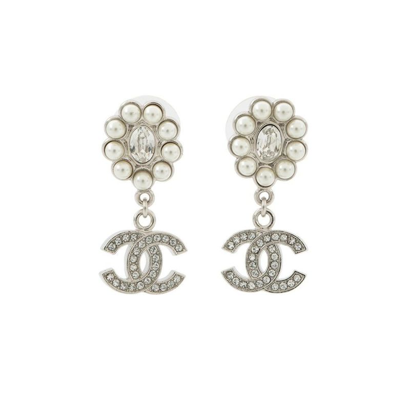 シャネル ピアス ココマーク ラインストーン/フェイクパール B23 K ABB141 CHANEL アクセサリー