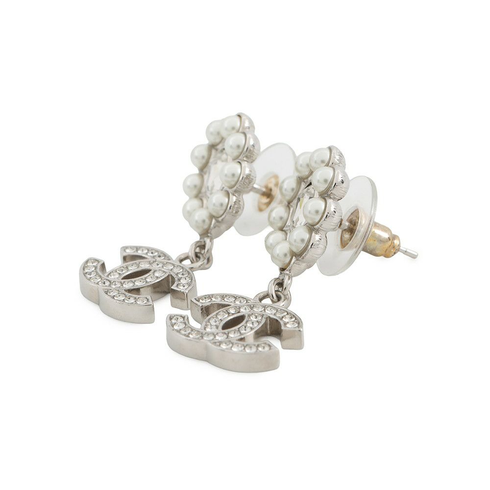 シャネル ピアス ココマーク ラインストーン/フェイクパール B23 K ABB141 CHANEL アクセサリー