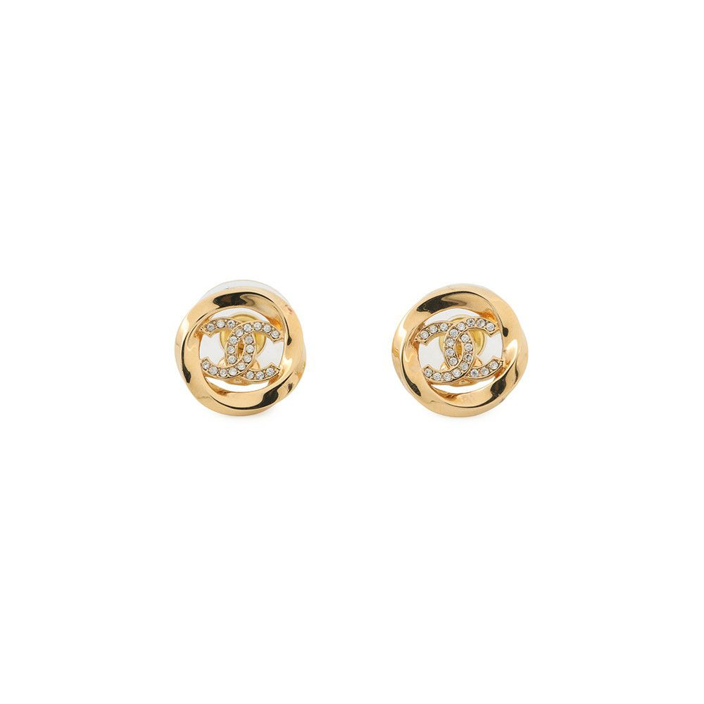 シャネル ピアス ココマーク ラインストーン I25 K ABG692 CHANEL アクセサリー