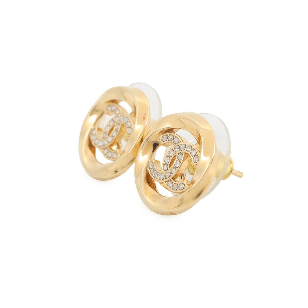 シャネル ピアス ココマーク ラインストーン I25 K ABG692 CHANEL アクセサリー