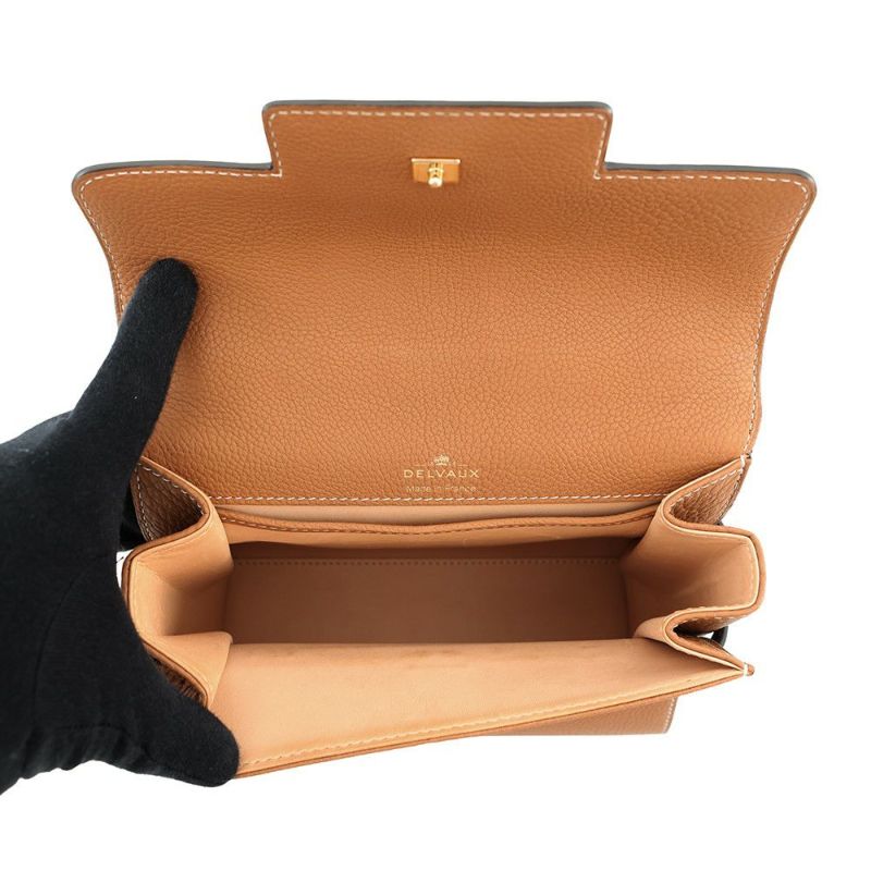 デルヴォー ハンドバッグ タンペートPM クリスピーカーフレザー AA0505AMF0ADNDO 2way デルボー