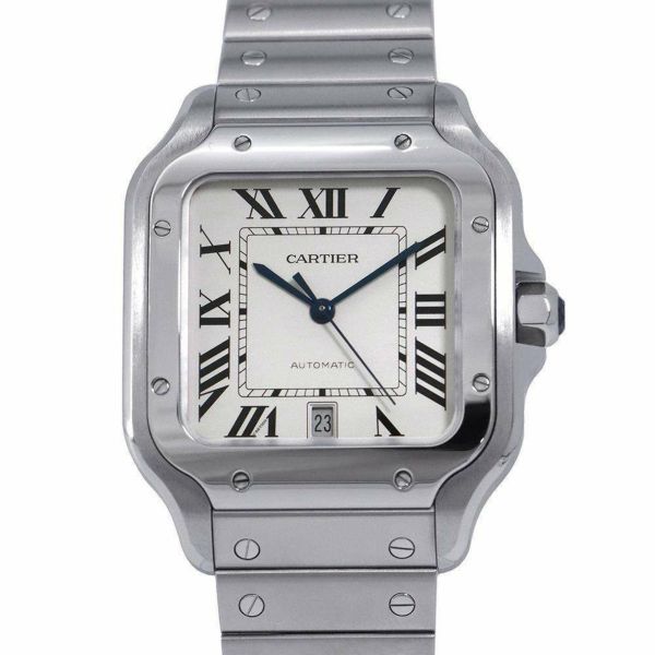 カルティエ サントス ドゥ カルティエ ウォッチ LM WSSA0018 Cartier 腕時計 シルバー文字盤