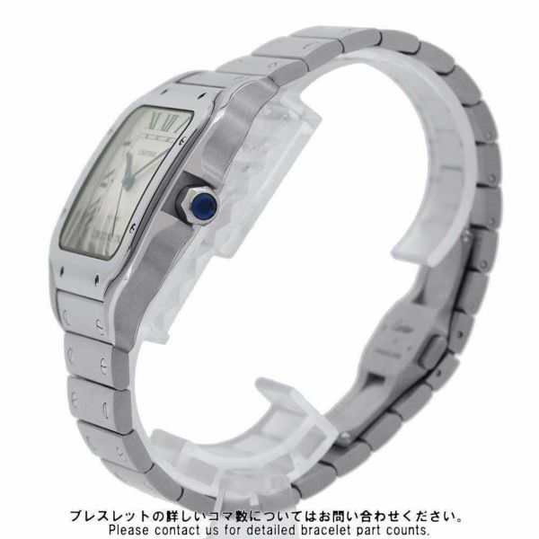 カルティエ サントス ドゥ カルティエ ウォッチ LM WSSA0018 Cartier 腕時計 シルバー文字盤