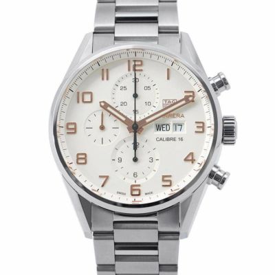 タグホイヤー カレラ クロノグラフ キャリバー16 デイデイト CV2A1AC.BA0738 TAG Heuer 腕時計 シルバー文字盤 安心保証