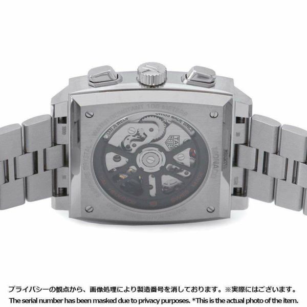 タグホイヤー モナコ キャリバー ホイヤー 02 クロノグラフ CBL2113.BA0644 TAG Heuer 腕時計 黒文字盤