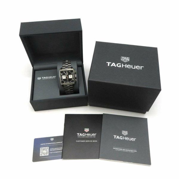 タグホイヤー モナコ キャリバー ホイヤー 02 クロノグラフ CBL2113.BA0644 TAG Heuer 腕時計 黒文字盤