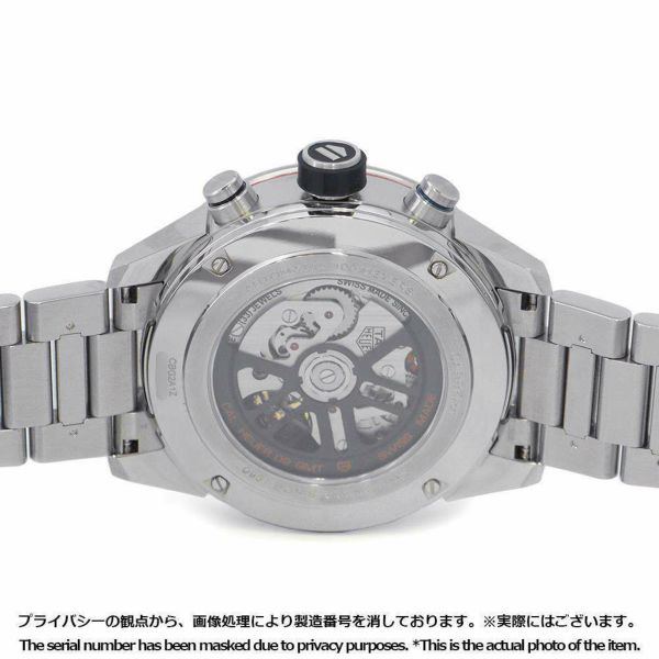 タグホイヤー カレラ キャリバー ホイヤー02 クロノグラフ GMT CBG2A1Z.BA0658 TAG Heuer 腕時計 スケルトン文字盤