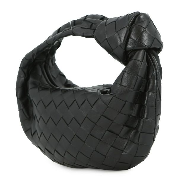 ボッテガヴェネタ ハンドバッグ イントレチャート ミニ ジョディ ラムスキン 651876 BOTTEGA VENETA 黒