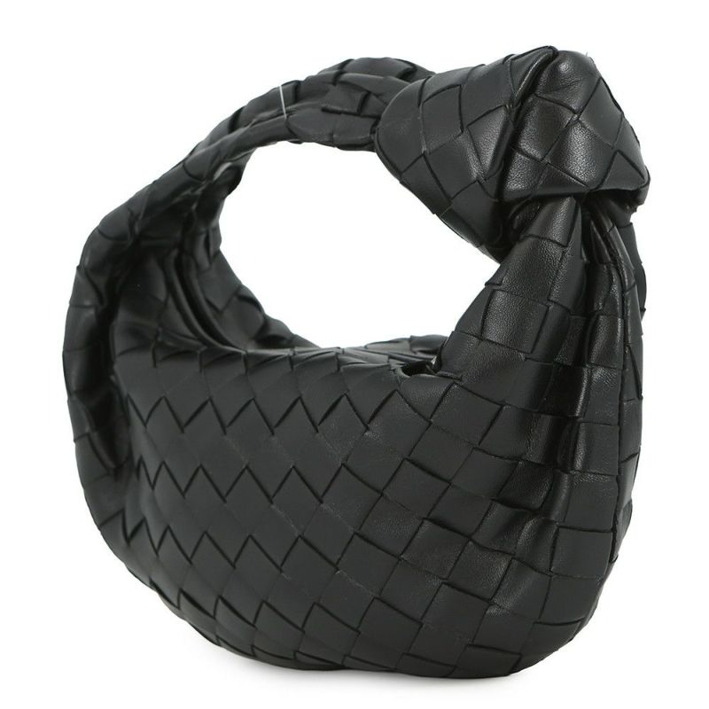 ボッテガヴェネタ ハンドバッグ イントレチャート ミニ ジョディ ラムスキン 651876 BOTTEGA VENETA 黒
