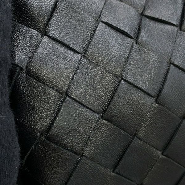 ボッテガヴェネタ ハンドバッグ イントレチャート ミニ ジョディ ラムスキン 651876 BOTTEGA VENETA 黒