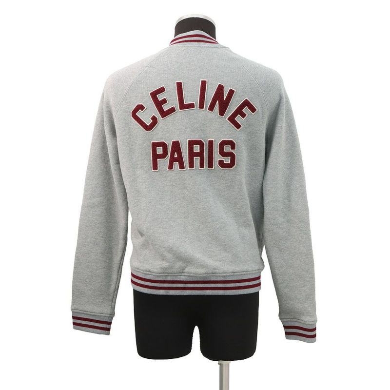 セリーヌ ジャケット テディカレッジジャケット コットン メンズサイズS 2Y16D345F CELINE アウター
