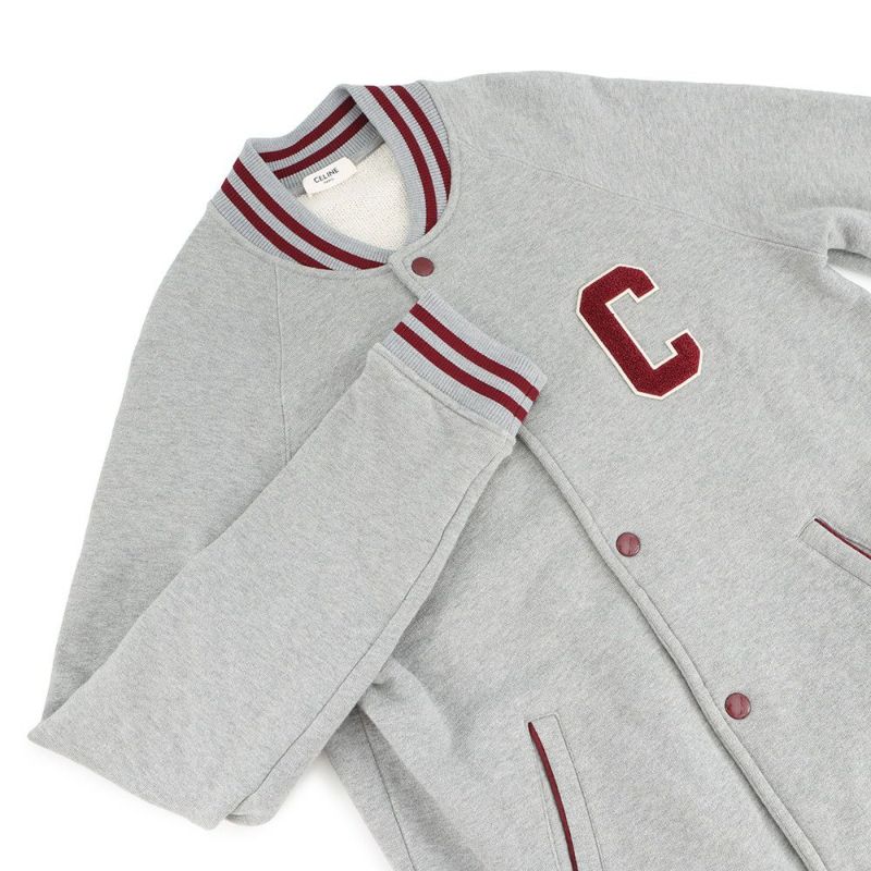 セリーヌ ジャケット テディカレッジジャケット コットン メンズサイズS 2Y16D345F CELINE アウター