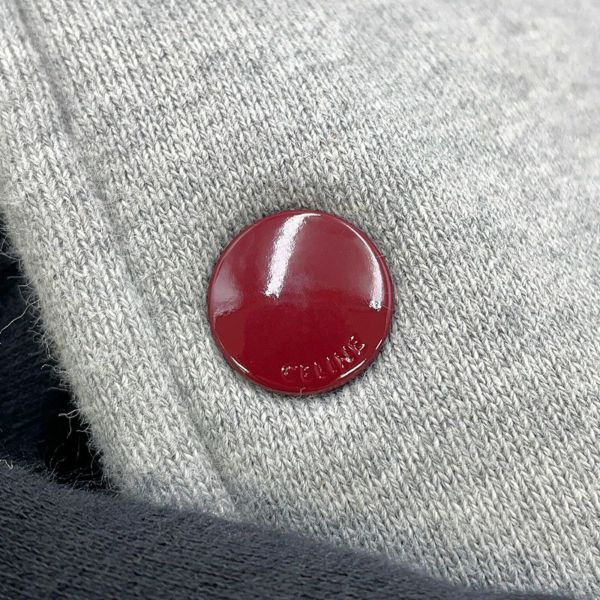 セリーヌ ジャケット テディカレッジジャケット コットン メンズサイズS 2Y16D345F CELINE アウター