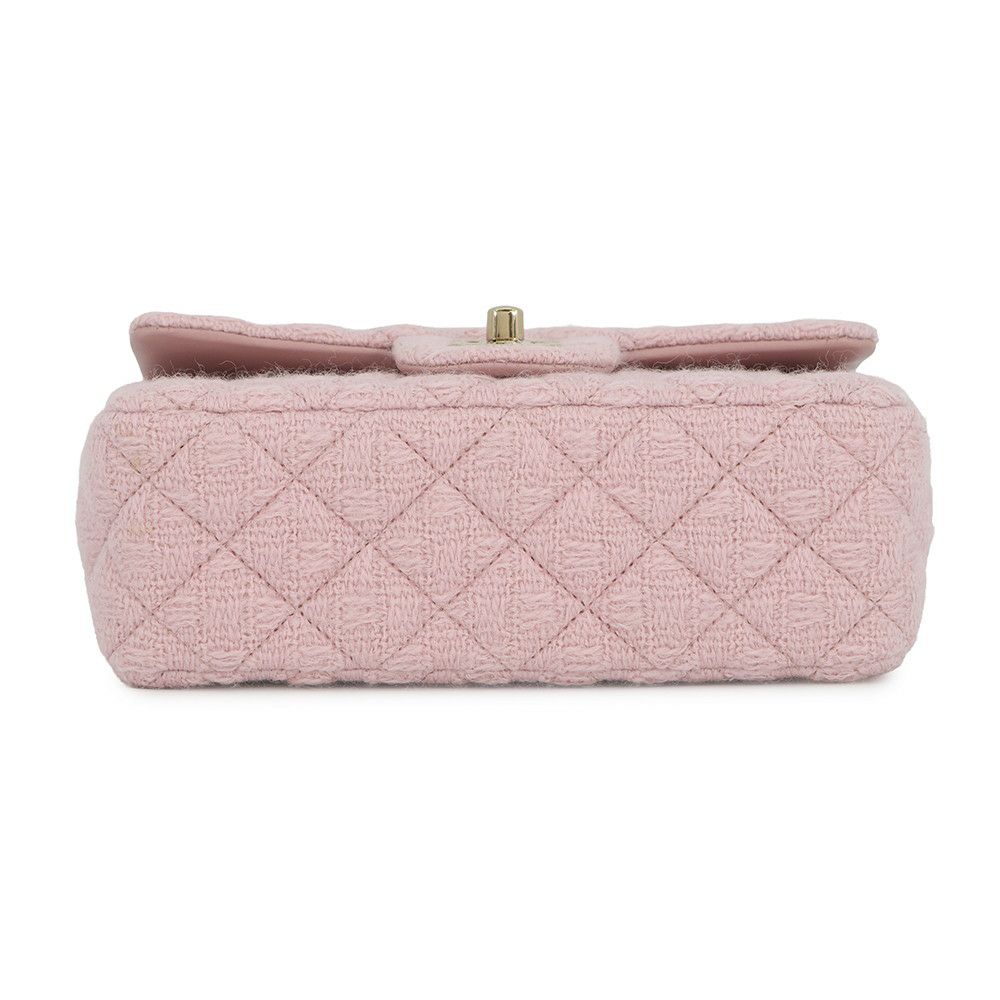 シャネル チェーンショルダーバッグ ミニ マトラッセ 20 ココマーク ツイード A69900 CHANEL