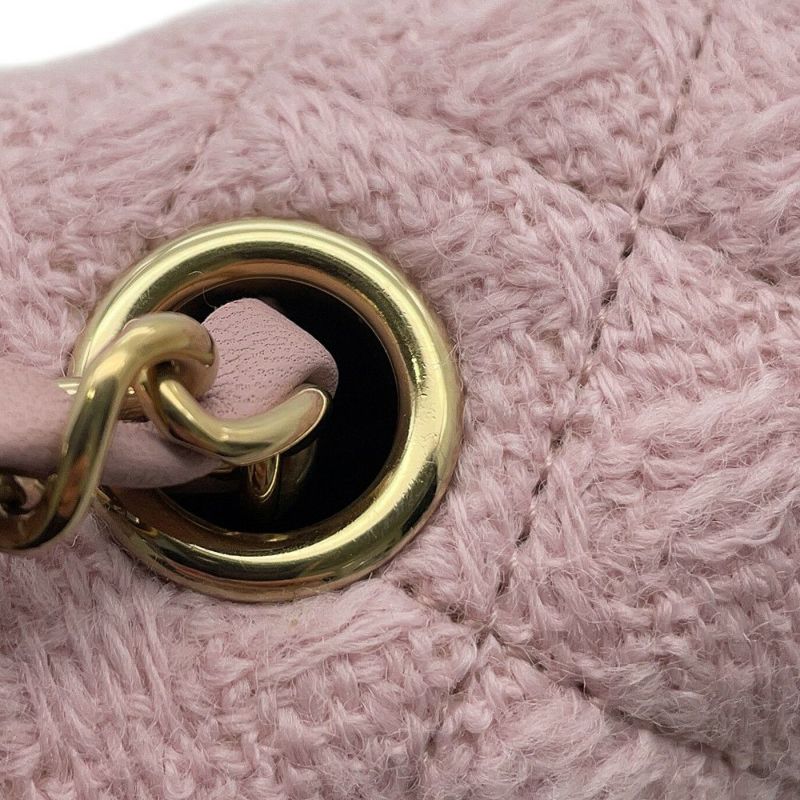 シャネル チェーンショルダーバッグ ミニ マトラッセ 20 ココマーク ツイード A69900 CHANEL