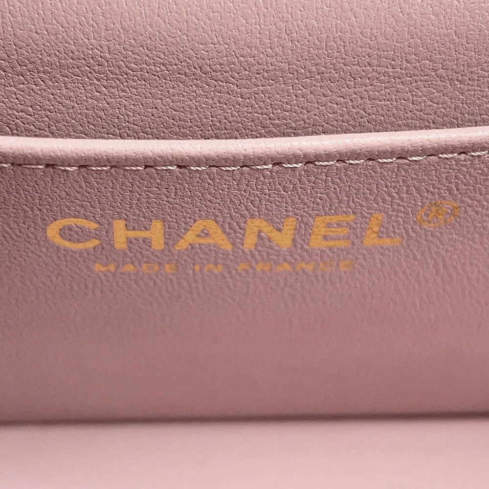 シャネル チェーンショルダーバッグ ミニ マトラッセ 20 ココマーク ツイード A69900 CHANEL