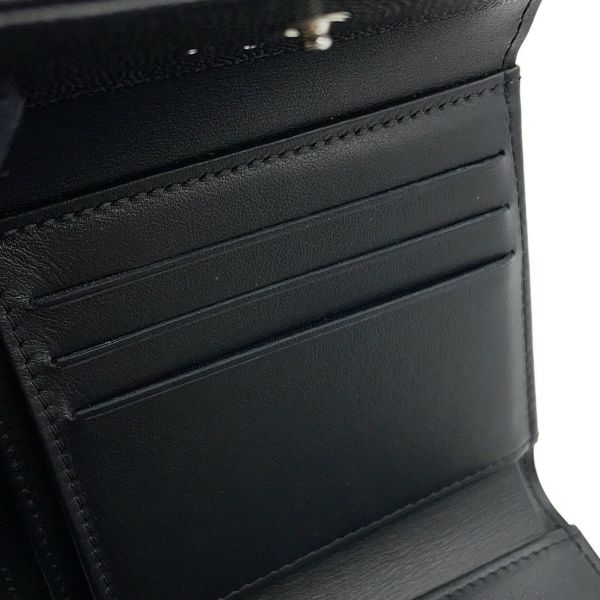 シャネル 三つ折り財布 ボーイシャネル ココマーク マトラッセ ウォレット キャビアスキン A80734 CHANEL 財布 黒