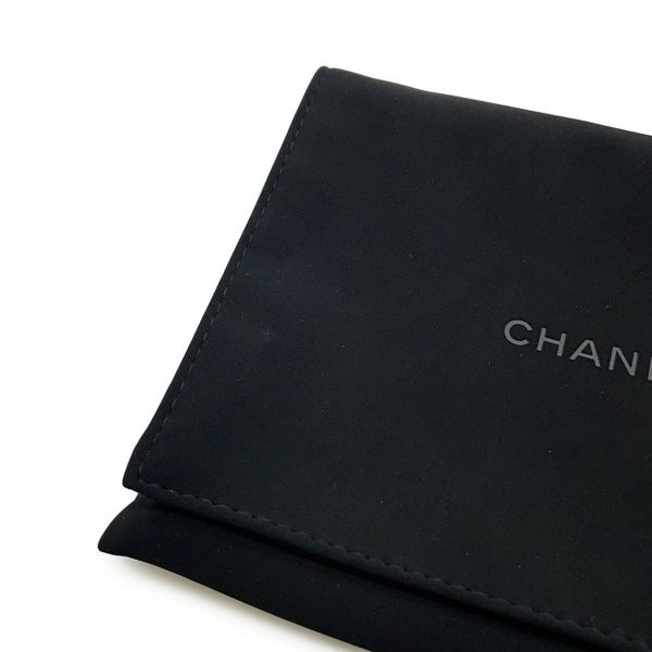 シャネル 三つ折り財布 ボーイシャネル ココマーク マトラッセ ウォレット キャビアスキン A80734 CHANEL 財布 黒