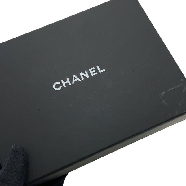 シャネル 三つ折り財布 ボーイシャネル ココマーク マトラッセ ウォレット キャビアスキン A80734 CHANEL 財布 黒
