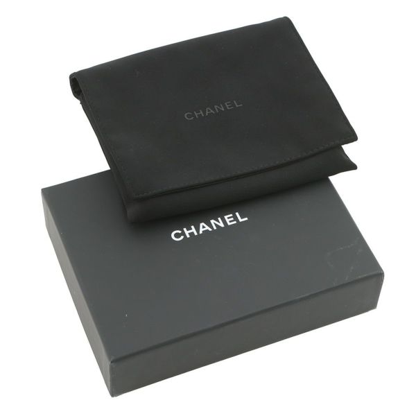 シャネル 三つ折り財布 ボーイシャネル ココマーク マトラッセ ウォレット キャビアスキン A80734 CHANEL 財布 黒